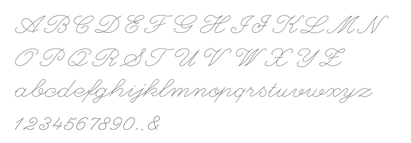 アルファベット・数字